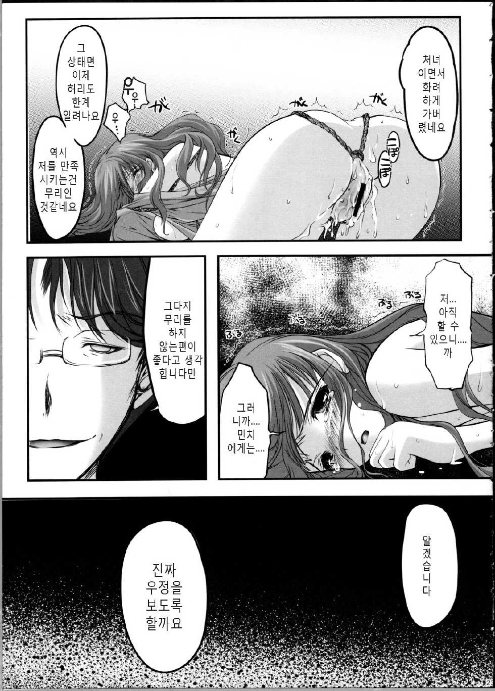 (C81) [High Risk Revolution (Aizawa Hiroshi)] Kinbaku Iroha 2 | 결박 척걸음 2 (Hanasaku Iroha) [Korean] [Project H] - Page 23