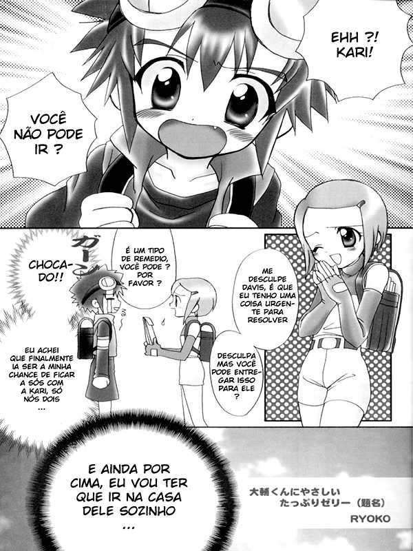 (C61) [Houkago Paradise (Sasorigatame)] Honey Cap (Digimon Adventure 02) [Portuguese-BR] {ShotaconInfinite} - Page 3