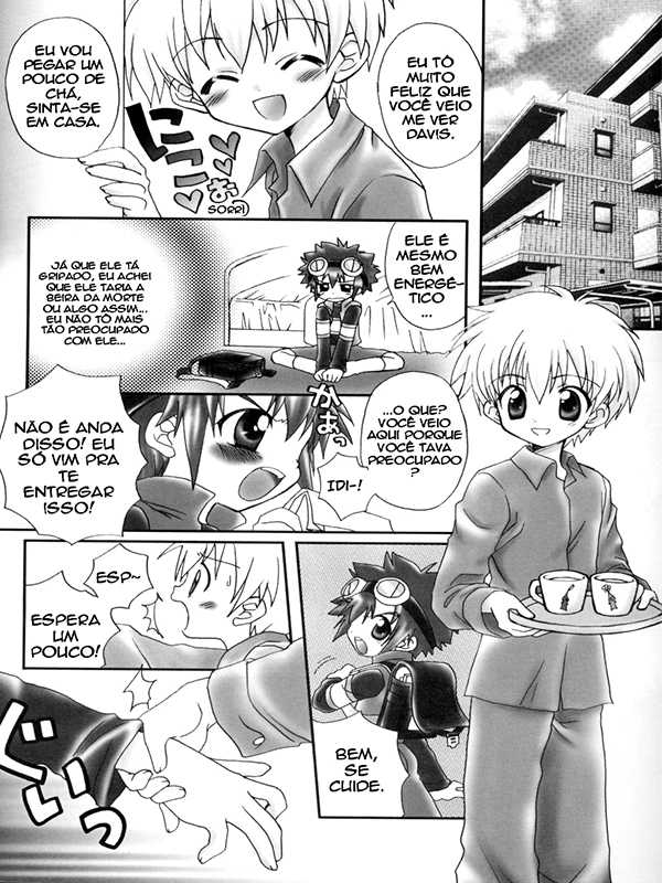 (C61) [Houkago Paradise (Sasorigatame)] Honey Cap (Digimon Adventure 02) [Portuguese-BR] {ShotaconInfinite} - Page 4