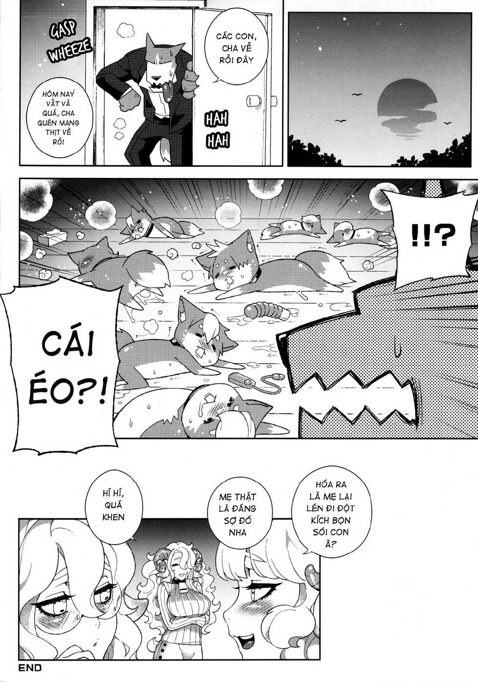 (C84) [Service Heaven, Turtle.Fish.Paint (Karei, Abi Kamesennin)] Dounen Hakai -Ookami to Nanahiki no Kohitsuji- (The Wolf and the Seven Young Kids) [Vietnamese Tiếng Việt] - Page 24
