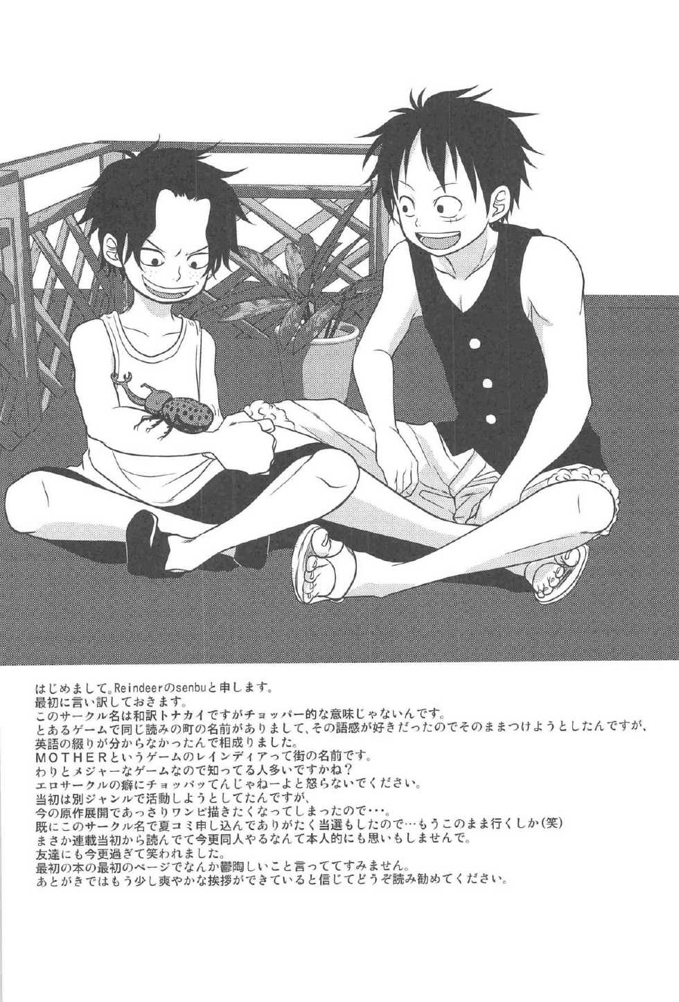(C78) [Reindeer (senbu)] STARGAZER (One Piece) - Page 3