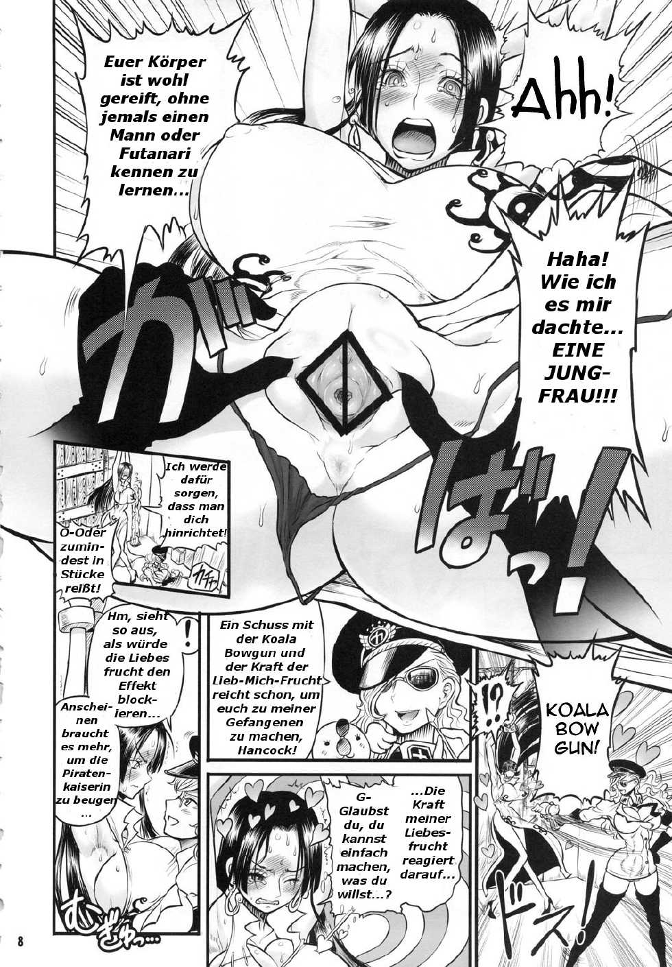 (C79) [Arsenothelus (Rebis)] Midarezaki Kaizoku Jotei (One Piece) [German] [Mister H.] [Incomplete] - Page 7