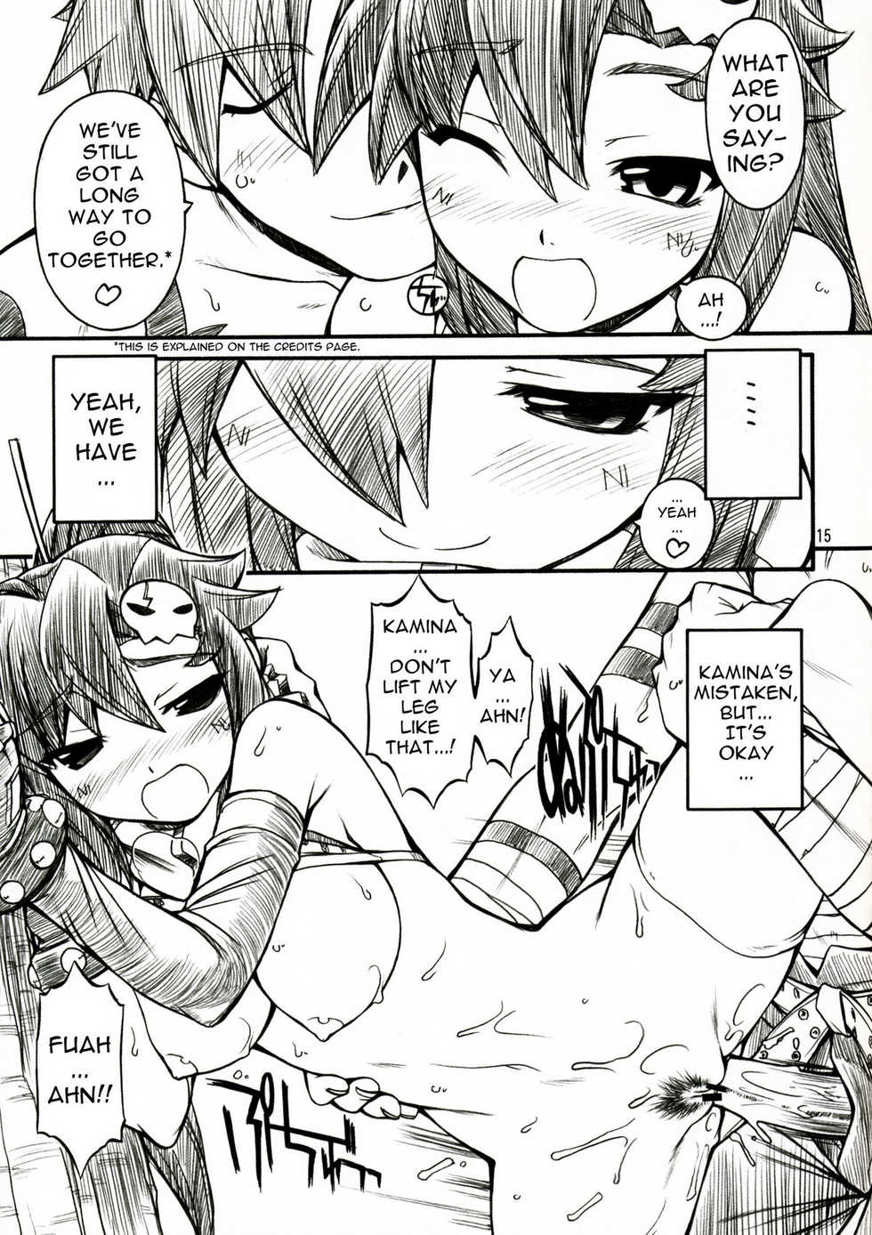 (C72) [Manitou (Nakajima Rei)] Destino de Abril (Tengen Toppa Gurren Lagann) [English] [Anonymous Scanner] - Page 14
