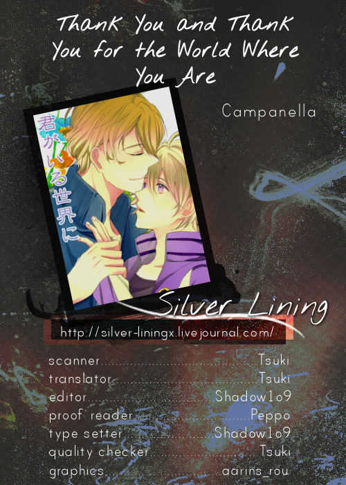 [campanella (Shoko)] Kimi ga Iru Sekai ni Arigatou Soshite Arigatou | Thank You and Thank You for the World where you are (Tiger & Bunny) [English] [Silver Lining] - Page 2