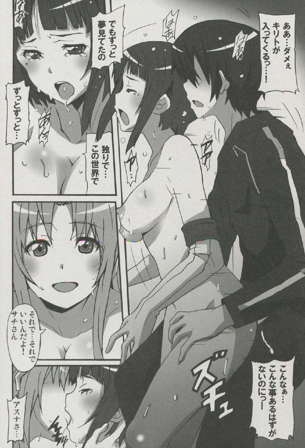 (SC64) [Hacchakesou (PONPON)] Sword Art Online Hollow Sensual (Sword Art Online) - Page 17