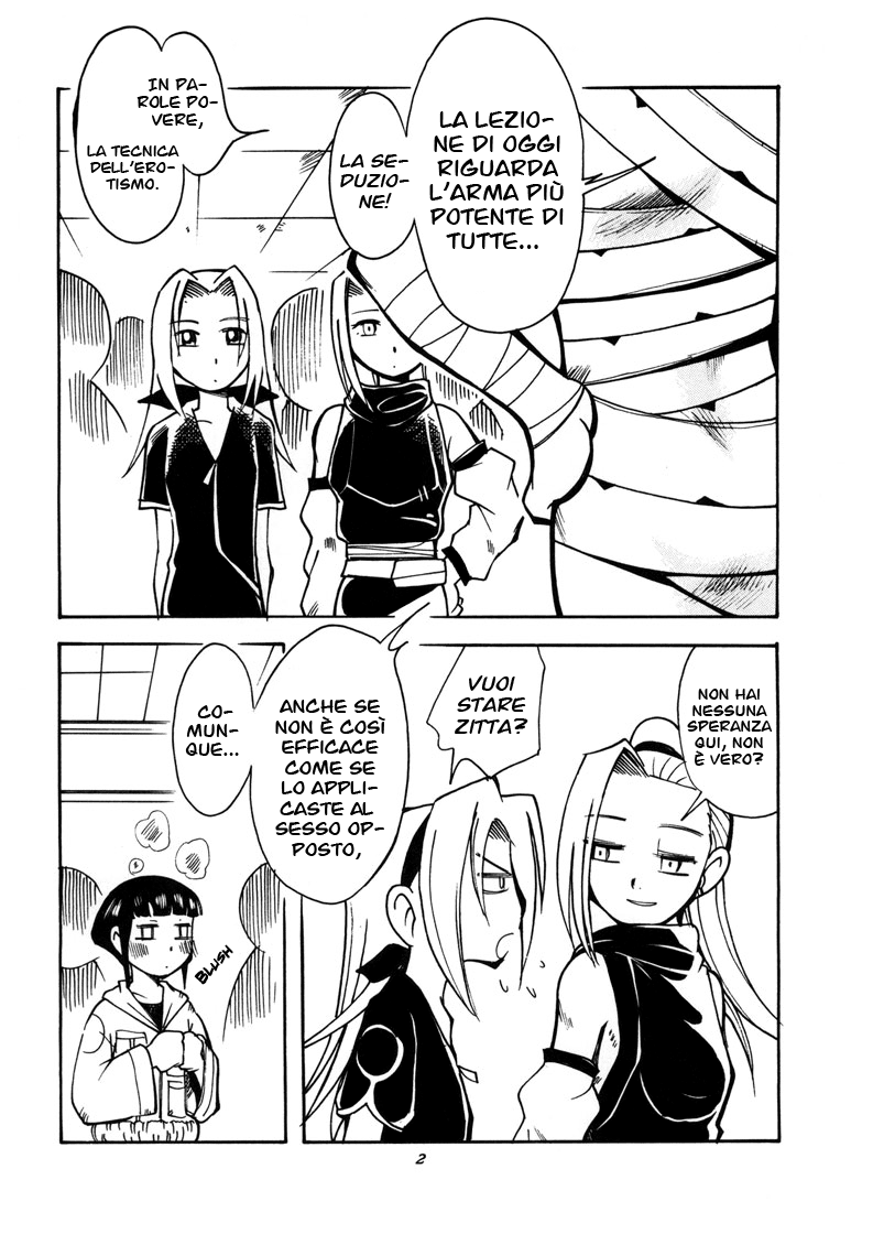 (CR36) [Aa! Aikawa Doujou (Kei Enji)] Onnanoko Doushi ga Ichaicha Suru Hon (Naruto) [Italian] {Hentai Fantasy} - Page 3