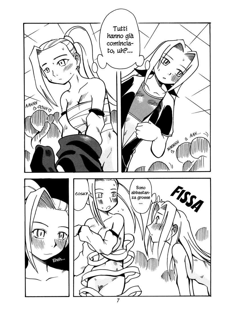 (CR36) [Aa! Aikawa Doujou (Kei Enji)] Onnanoko Doushi ga Ichaicha Suru Hon (Naruto) [Italian] {Hentai Fantasy} - Page 8