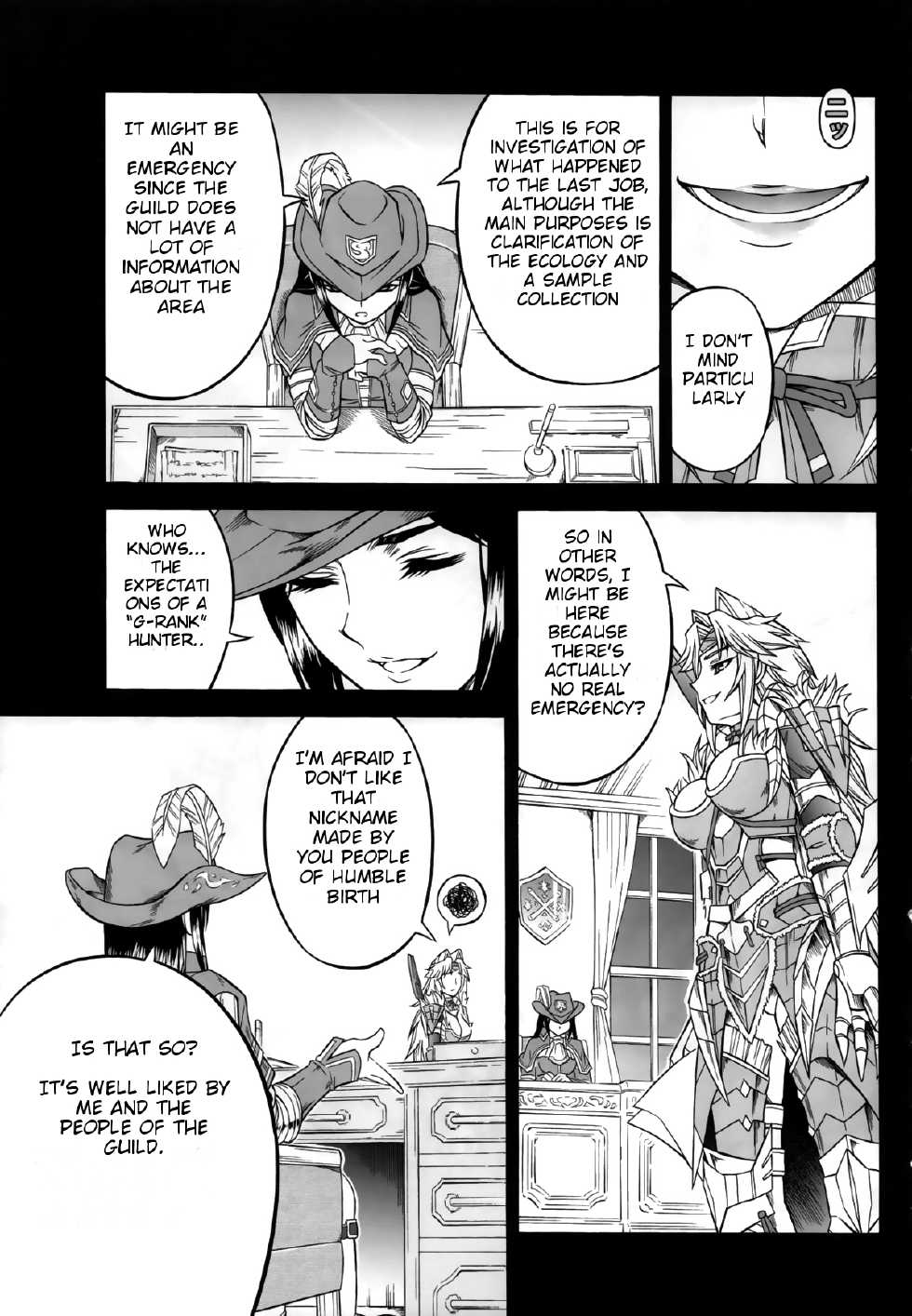 (C84) [Yokohama Junky (Makari Tohru)] Solo Hunter no Seitai 4 The second part (Monster Hunter) [English] [darkclone] - Page 32