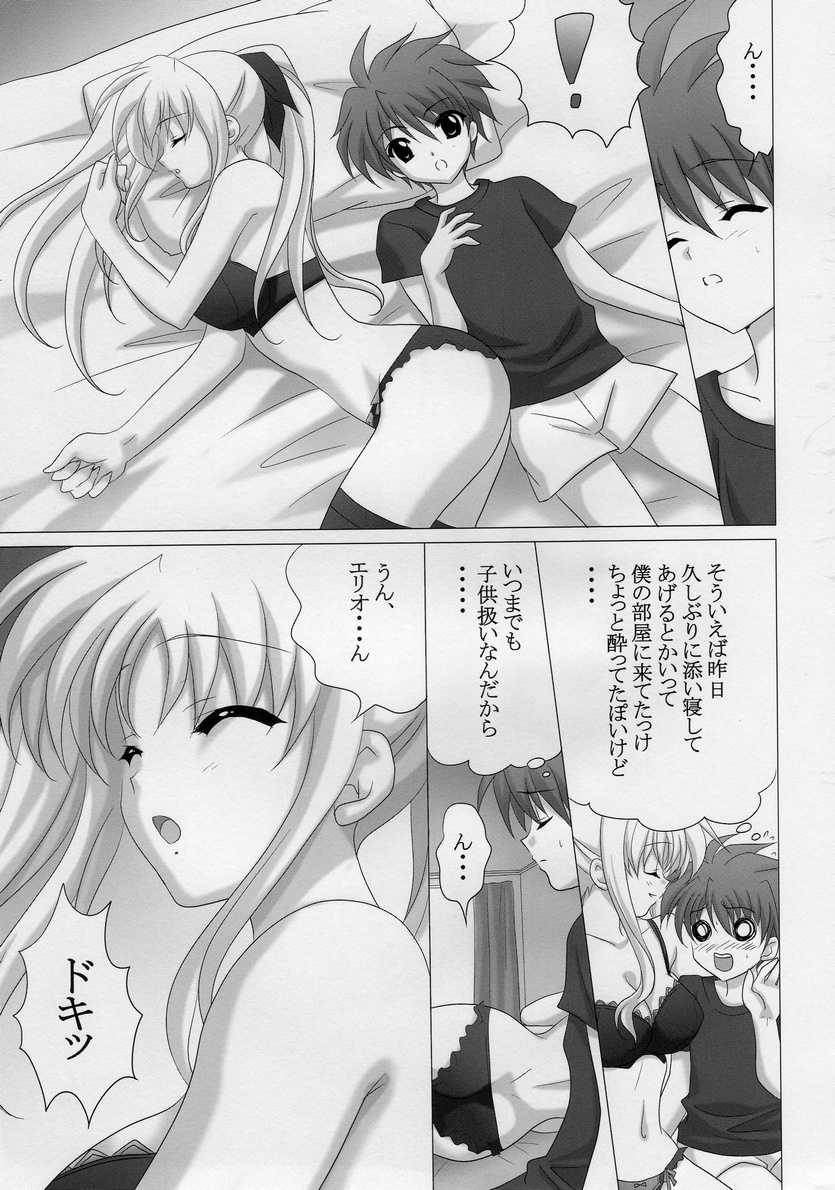 [Mikekodou (Mikeko)] Fate-san to H Shiyou (Mahou Shoujo Lyrical Nanoha) - Page 4