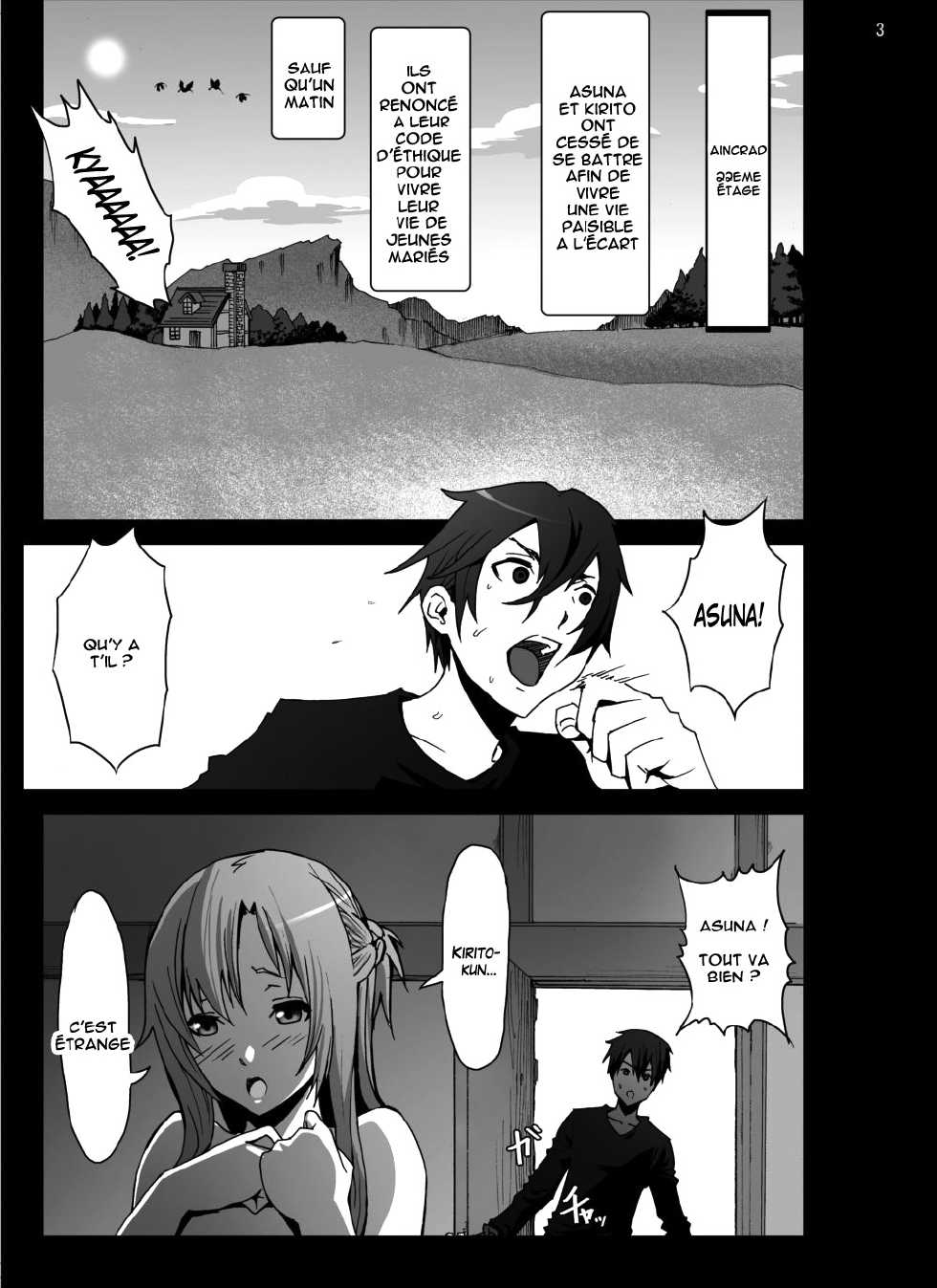 [Studio Nunchaku (Autumm)] Asuna o Bakunyuu ni Shite Mita (Sword Art Online) [French] {Trad Low Cost} [Digital] - Page 2