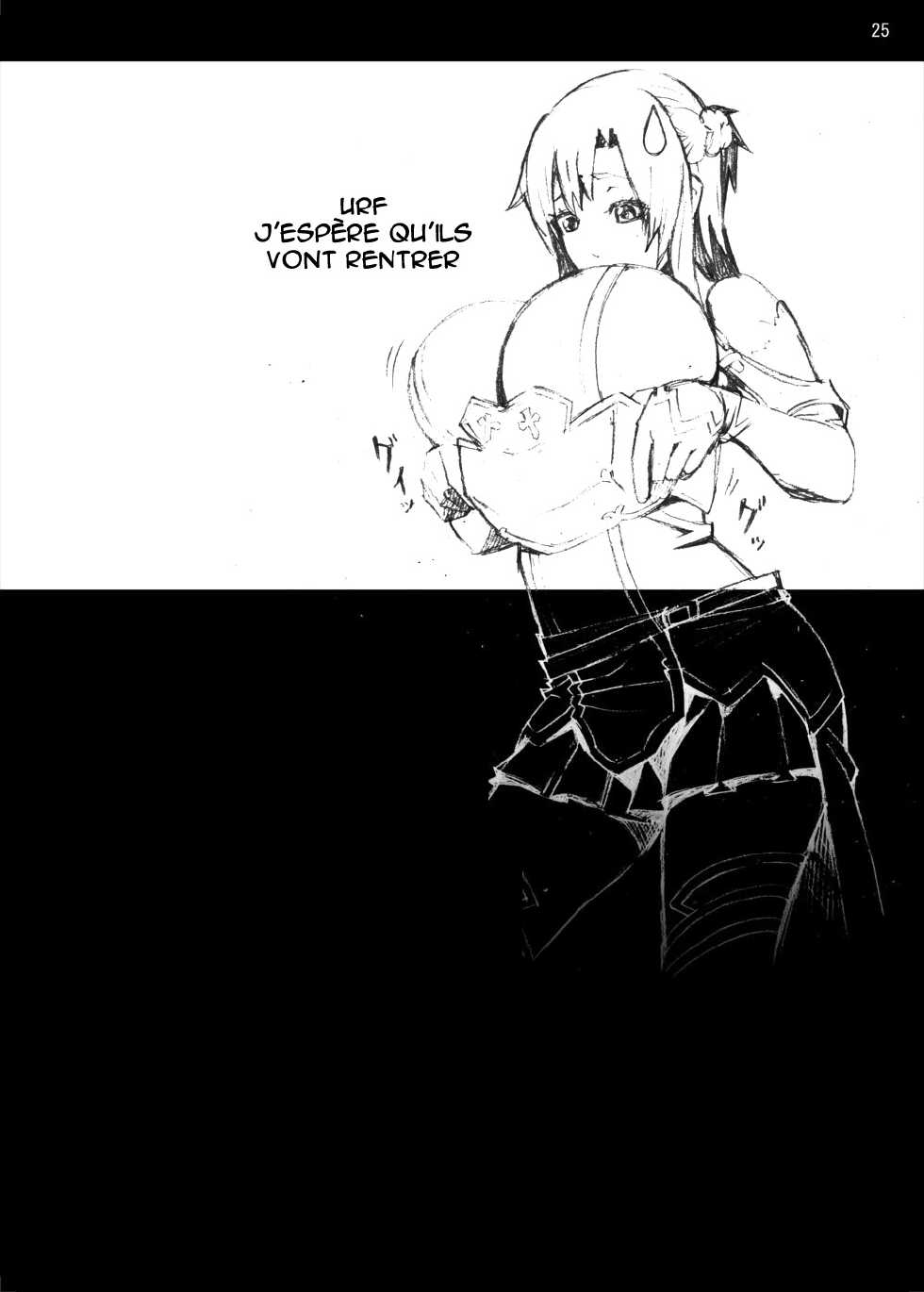 [Studio Nunchaku (Autumm)] Asuna o Bakunyuu ni Shite Mita (Sword Art Online) [French] {Trad Low Cost} [Digital] - Page 24
