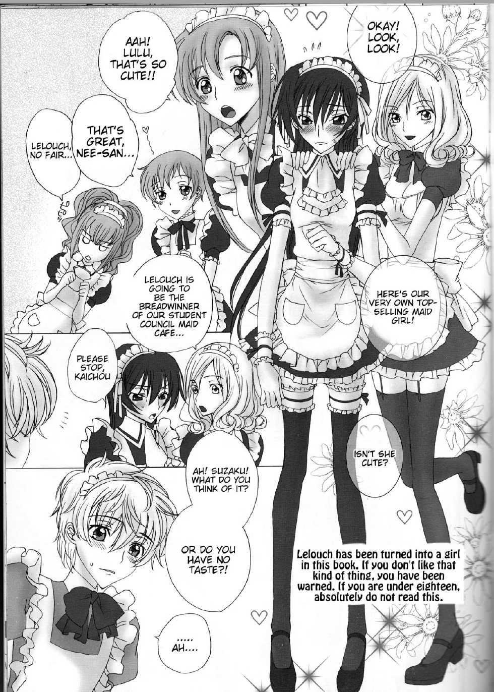 (C75) [MAX&COOL. (Sawamura Kina)] Tomadoi Bitter Tune (CODE GEASS: Lelouch of the Rebellion) [English] [Tigoris Translates] - Page 2