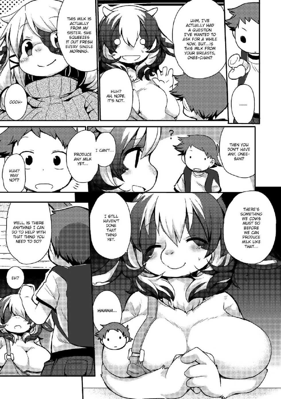[Kishibe] Gyuunyuu no Oishii Tsukuri kata (Comic Anthology Qoopa Vol. 7) [English] [mysterymeat3] [Digital] - Page 3