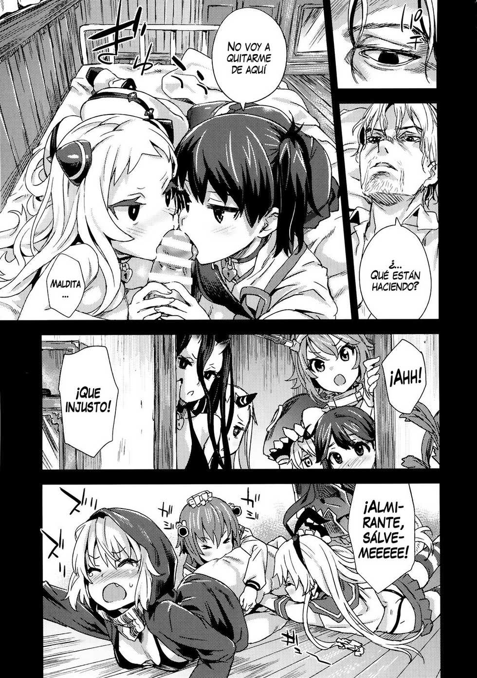 (C86) [Fatalpulse (Asanagi)] VictimGirls 17 SOS -savage our souls- (Kantai Collection -KanColle-) [Spanish] [InF] - Page 35