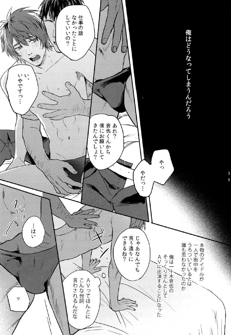 (SC63) [SAKEPAPA, tamakoro (Ooki, Marusu)] Ittoki Otoya-kun ga Mob ni Okasareru Hon (Uta no Prince-sama) - Page 34