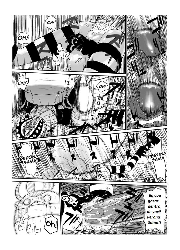[Aoiro-Syndrome (Yuasa)] Gyakushuu no Kumashi | Kumashi's counterattack (One Piece) [Portuguese-BR] - Page 4