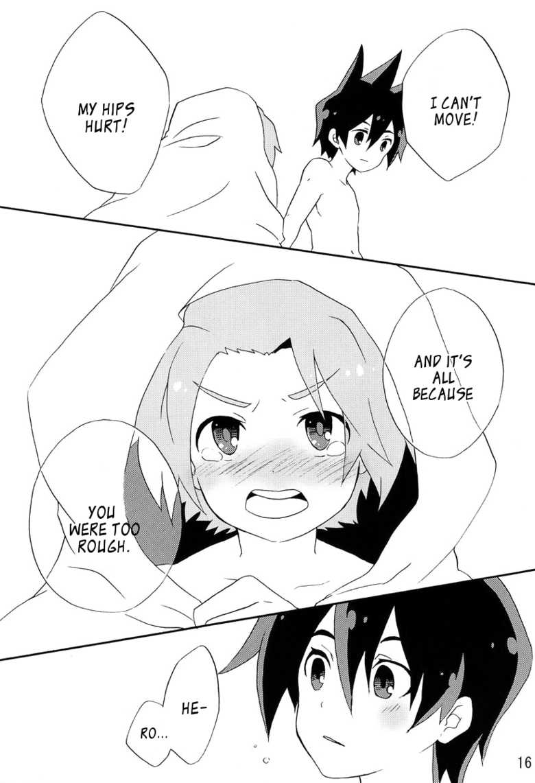 [Dog Ear (Hayama Rei)] Yasashiku Shite Yo! (Senyuu) [English] - Page 17