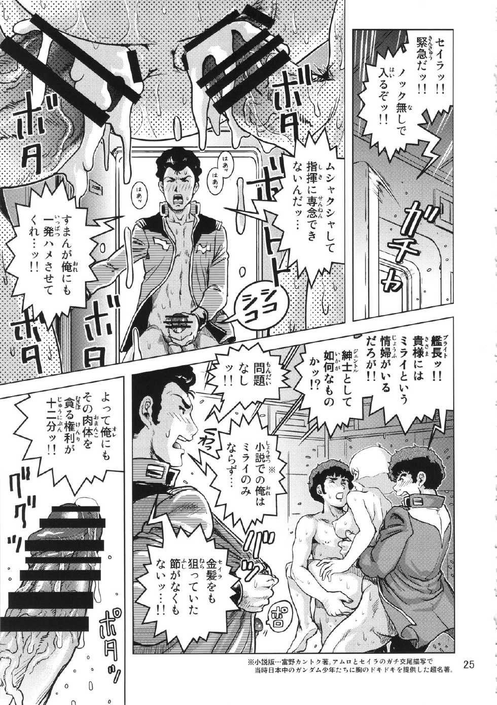 (C86) [Skirt Tsuki (keso)] Osase no Sayla-san (Mobile Suit Gundam) - Page 24