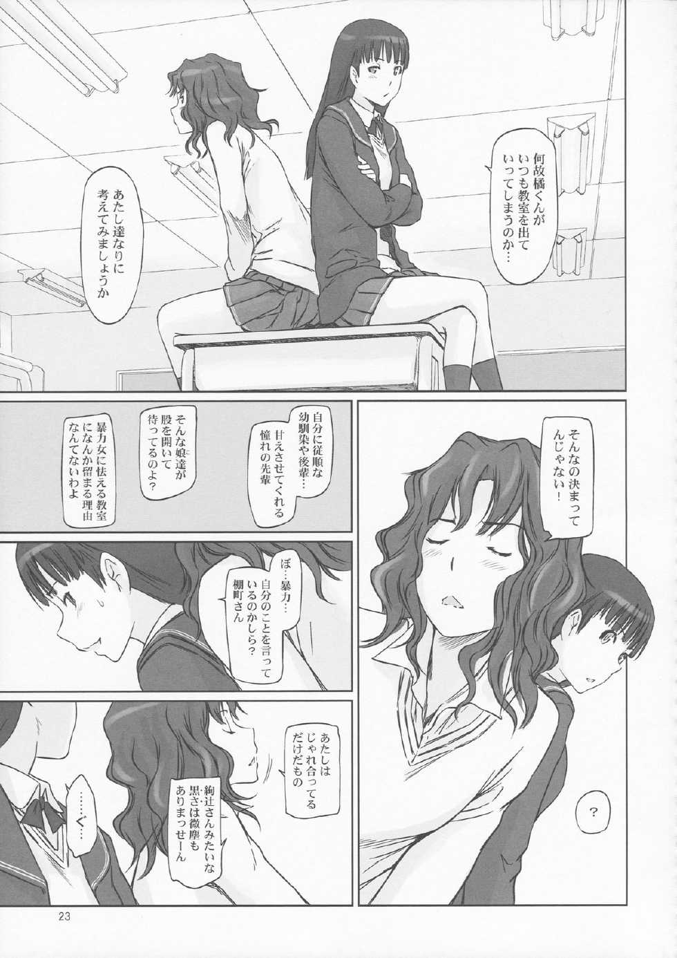 (C86) [G's Studio (Kisaragi Gunma)] AMAGAMI ~HAREM ROOT (Amagami) - Page 23