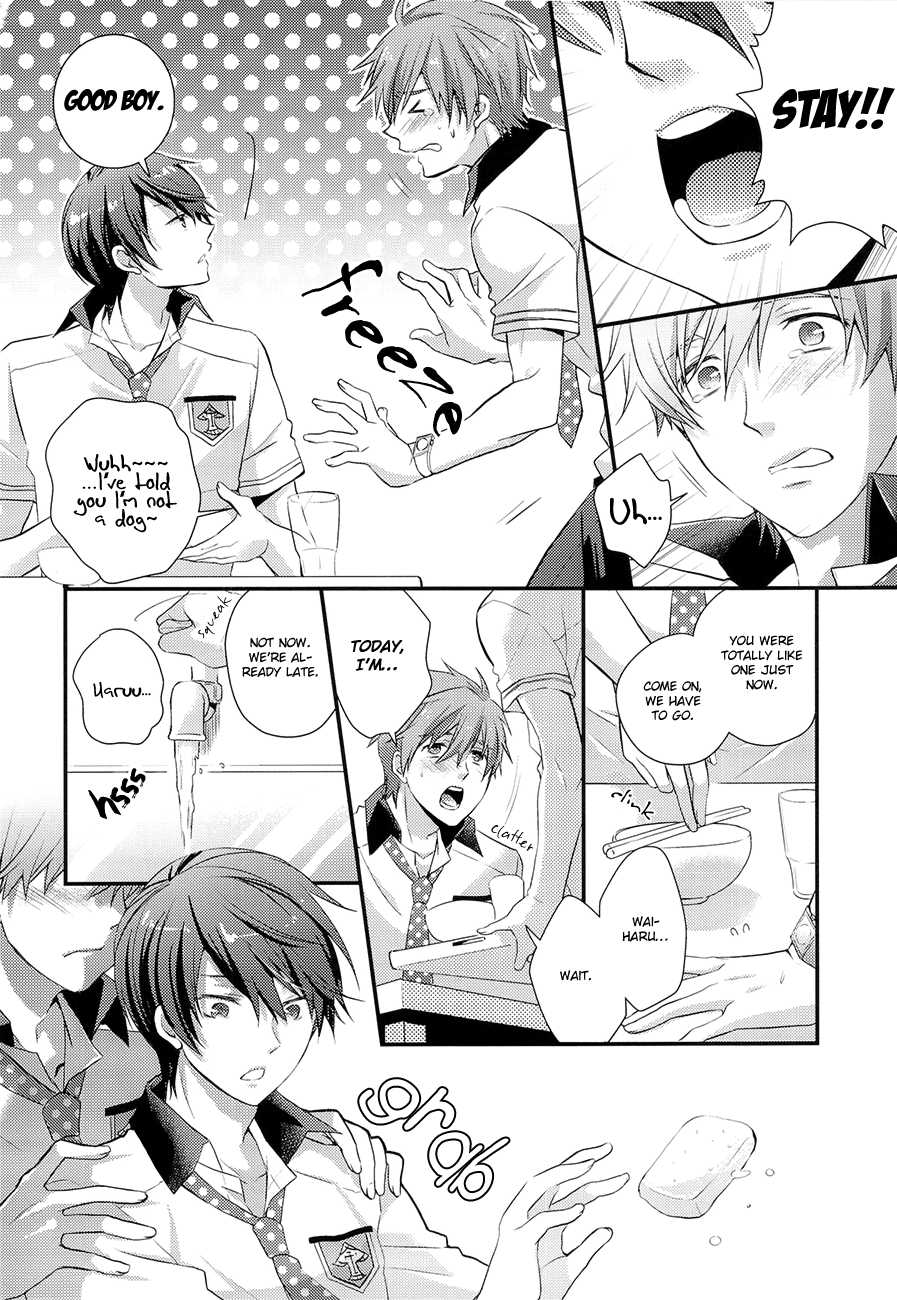 (SPARK8) [Kyuukyuubako (Bandaid)] Hatsujou suru Hi (Free!) [English] [Baka Dumb Aho Scans] - Page 4
