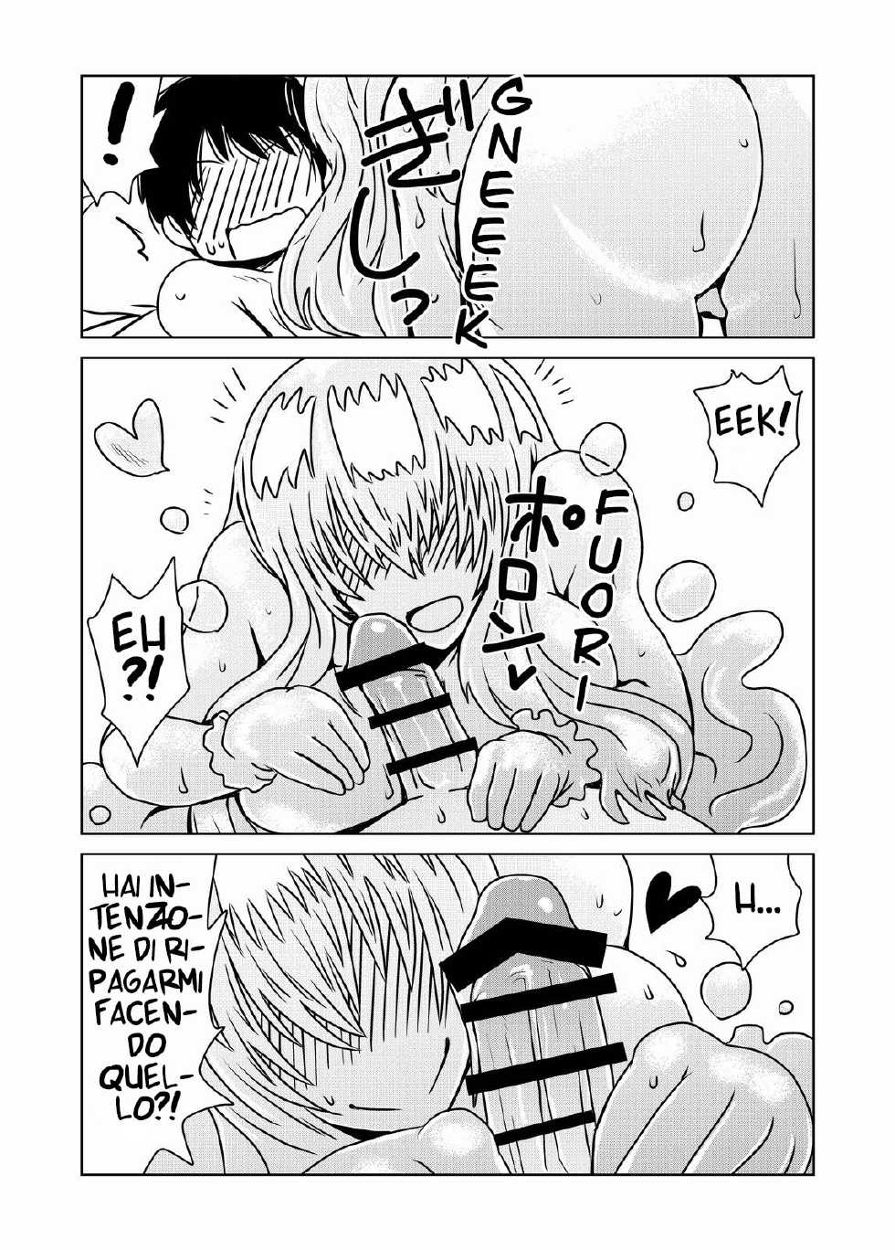 [Hroz] Slime-san no Ongaeshi. | Slime-san's Repayment [Italian] [Hentai Fantasy] - Page 5