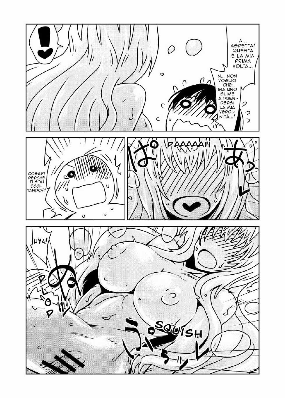 [Hroz] Slime-san no Ongaeshi. | Slime-san's Repayment [Italian] [Hentai Fantasy] - Page 9