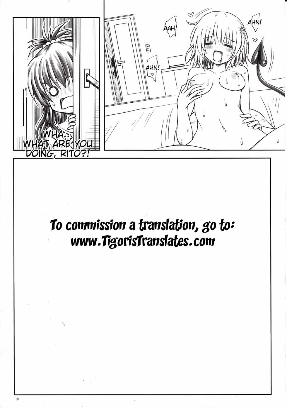 (C81) [Shiawase Kanmiryou (Yuki Tomoshi)] Momo-sama Darkness toka no Soushuuhen | Momo-sama Darkness Compilation (To LOVE-ru) [English] {Tigoris Translates} - Page 17