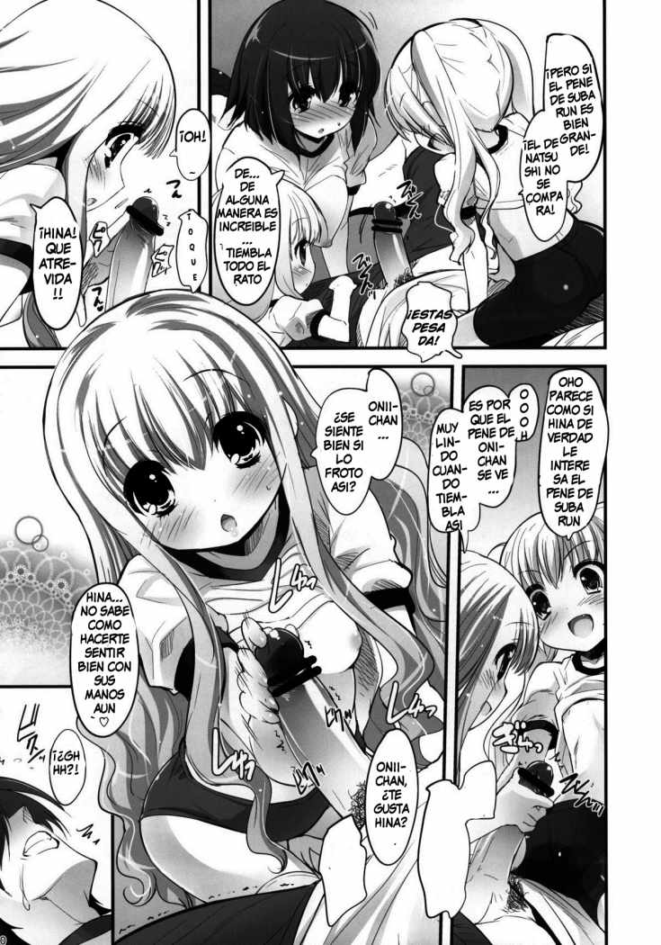 (C80) [Misty Isle (Sorimura Youji)] Kimi no Spats Sugata ga Mabushisugite. (Ro-Kyu-Bu!) [Spanish] - Page 9