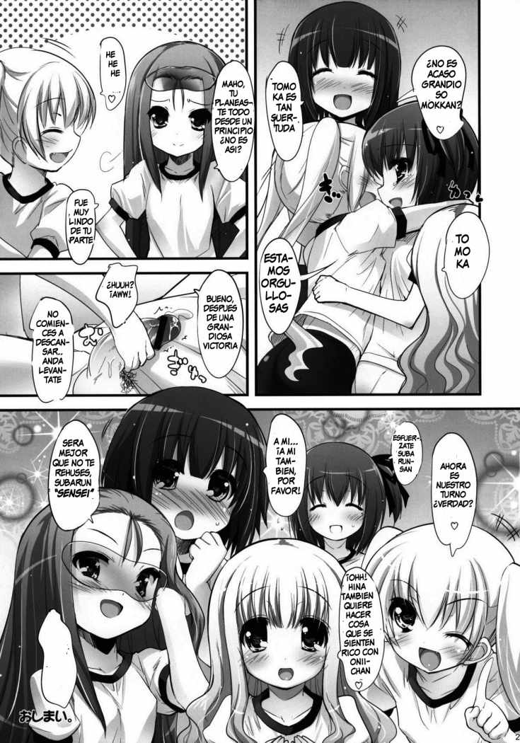 (C80) [Misty Isle (Sorimura Youji)] Kimi no Spats Sugata ga Mabushisugite. (Ro-Kyu-Bu!) [Spanish] - Page 20