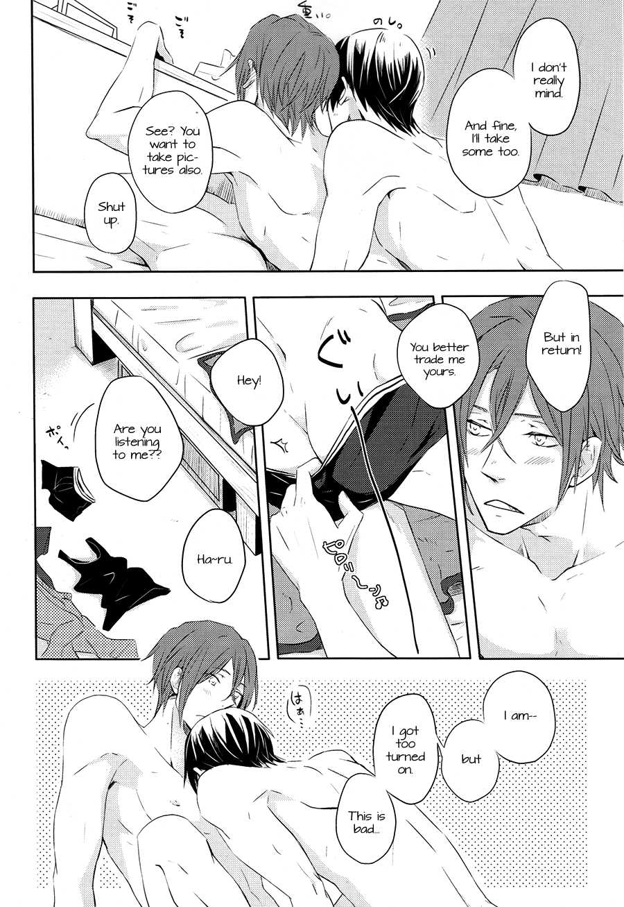 (SUPERKansai20) [solafana (Nanai)] Hitonatsu Musubite (Free!) [English] - Page 17