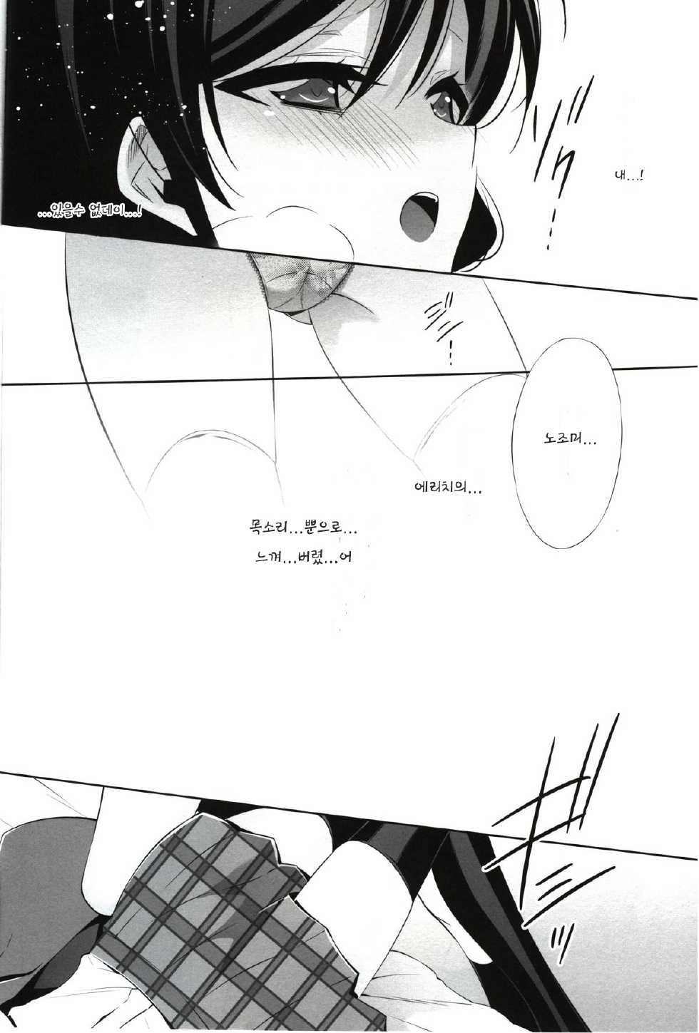 (C86) [Waterfall (Takano Saku)] Watashi no Nozomi | 나의 노조미 (Love Live!) [Korean] [Team Penguins] - Page 12