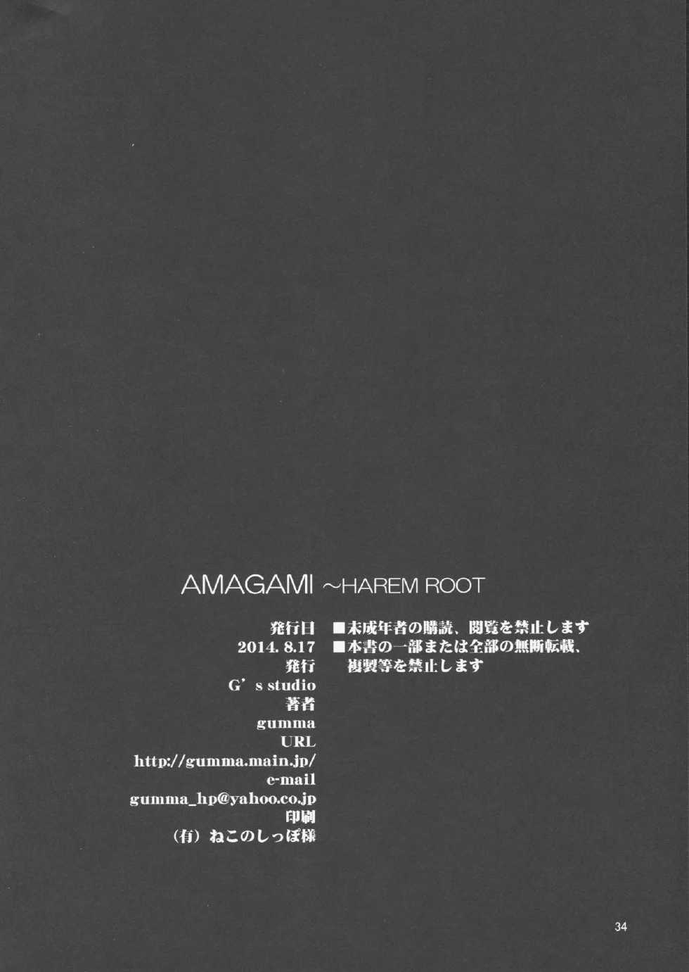 (C86) [G's Studio (Kisaragi Gunma)] AMAGAMI ~HAREM ROOT (Amagami) [Korean] [Liberty Library] - Page 34