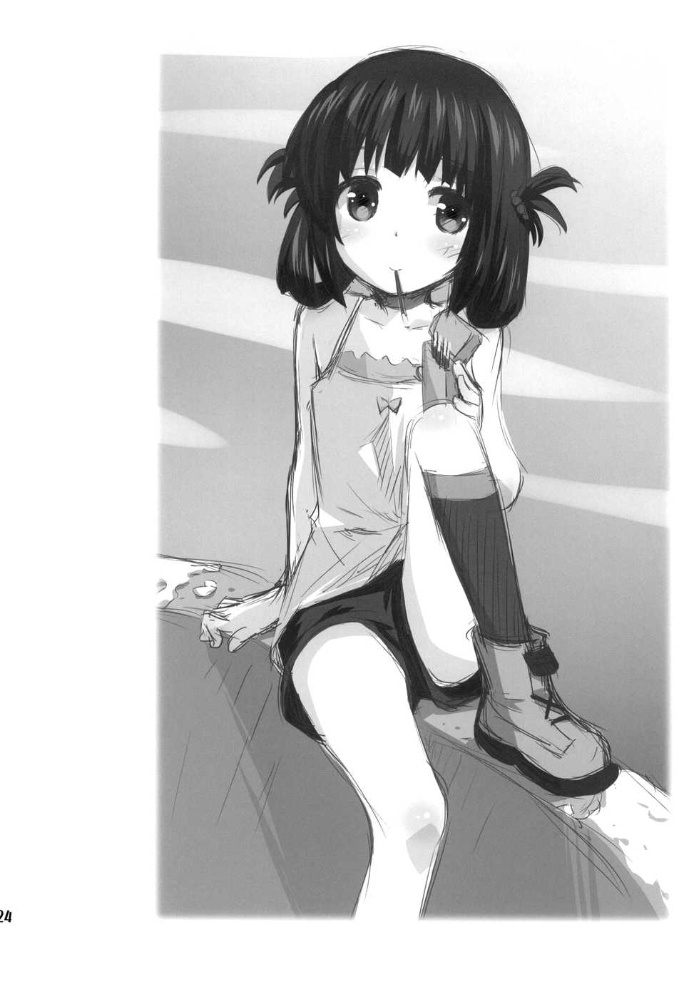 (C86) [Jido-Hikki (Kokekokko Coma)] Hatsu Miuna | 처음의 마우나 (Nagi no Asukara) [Korean] [Team Dog Drip] - Page 23