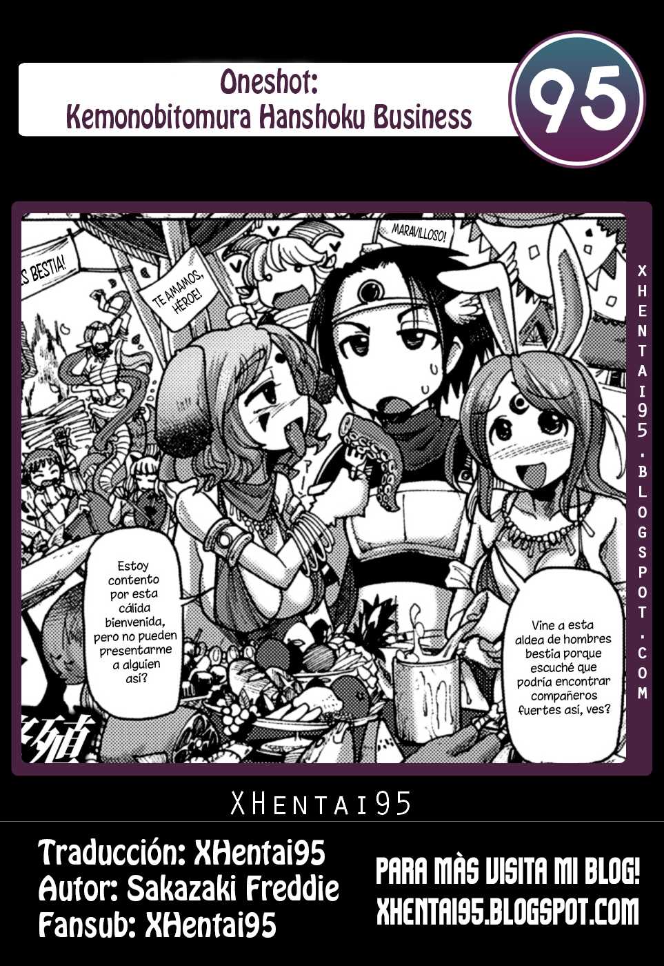 [Sakazaki Freddie] Kemonobitomura Hanshoku Business (Bessatsu Comic Unreal Ningen Bokujou Hen Vol. 1) [Spanish] [XHentai95] - Page 14