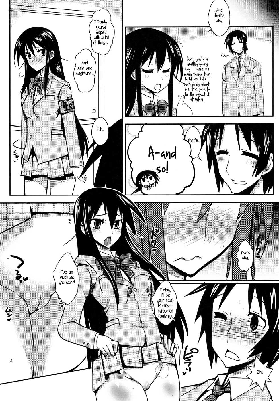 (C79) [YOMOTHUHIRASAKA (bbsacon)] Kaichou wa Onapet (Seitokai Yakuindomo) [English] [rookie84] - Page 6
