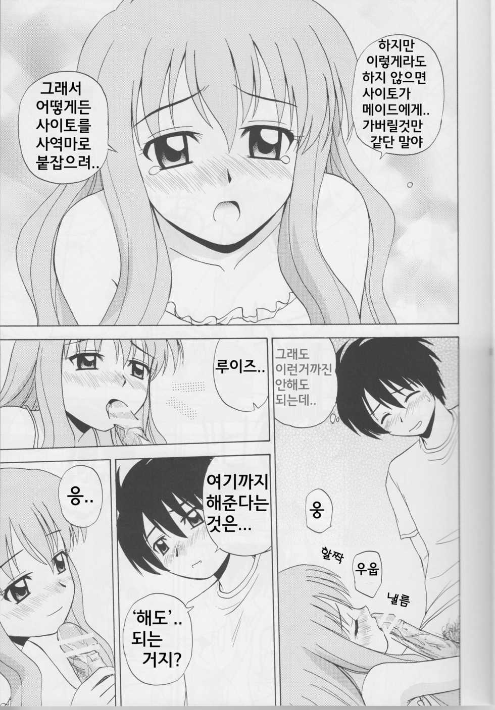 (C71) [G-Scan Corp. (Satou Chagashi)] Le Beau Maitre (Zero no Tsukaima) [Korean] [submail] - Page 12