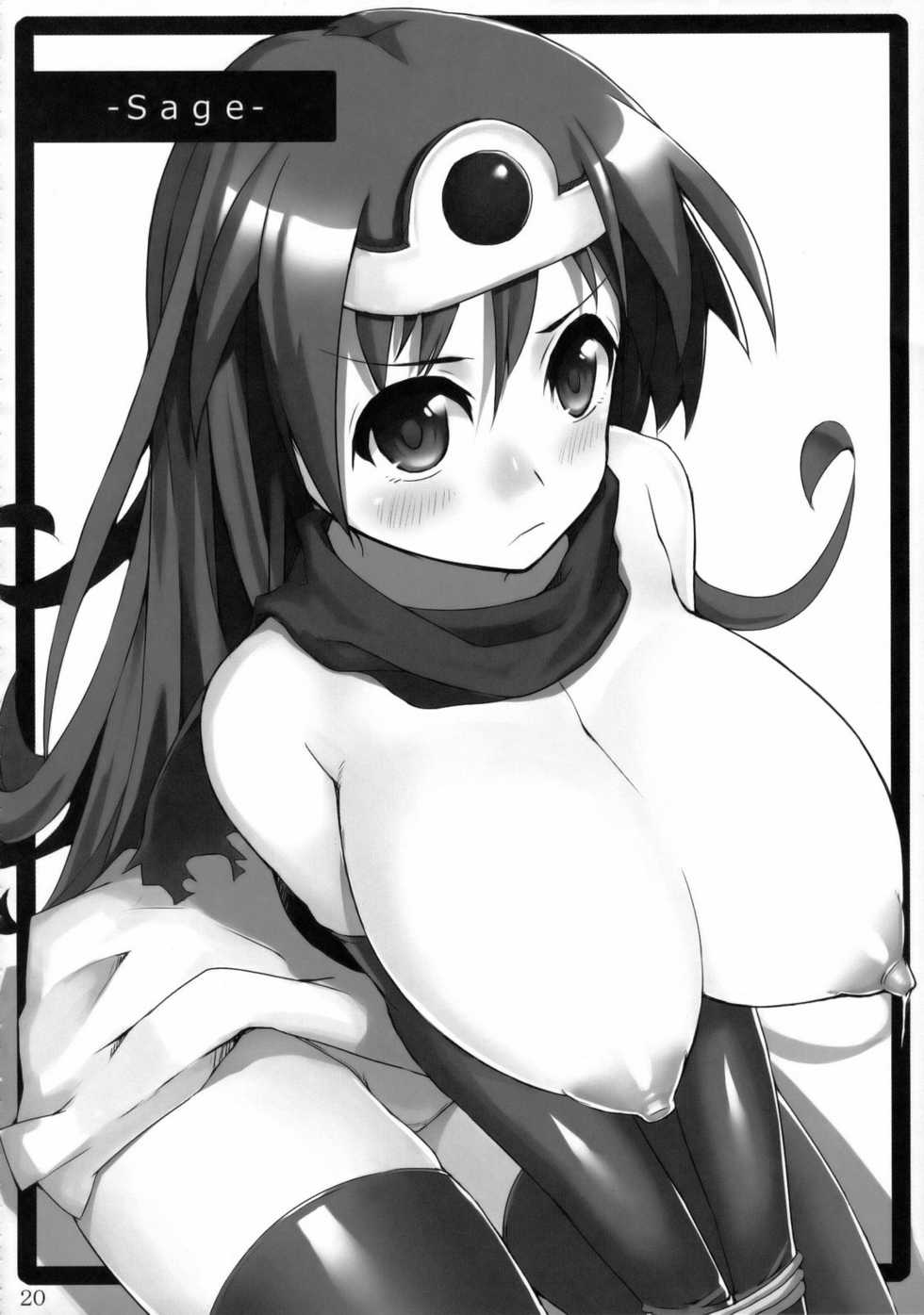 (C75) [Nagaredamaya (Various)] DQN.RED (Dragon Quest of Nakedness. RED) (Dragon Quest) - Page 19