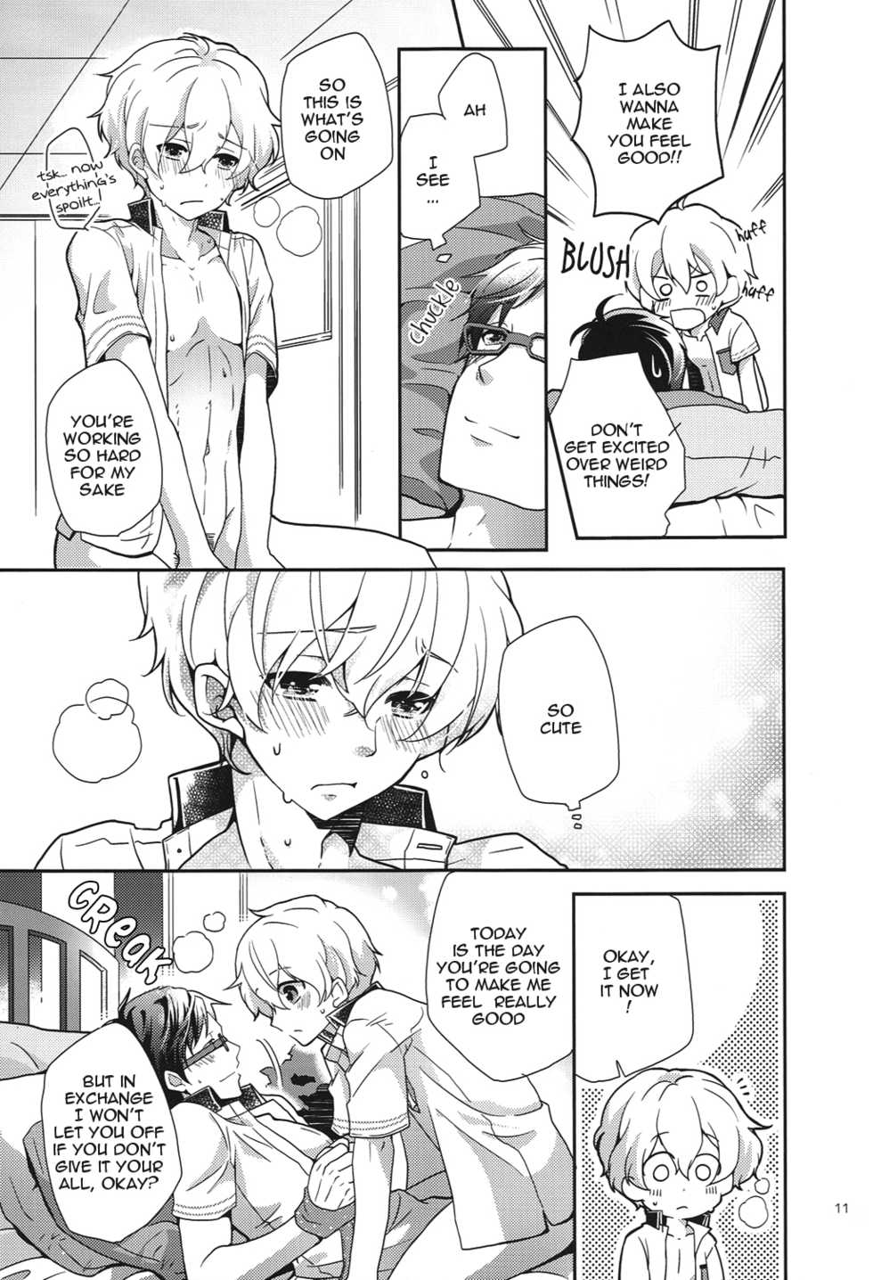 (0ji ni Nagisa de Approach 2) [594x841 (A1)] Kimi to Issho nara Itsudemo Kimochi ga Ii. (Free!) [English] [ebil_trio] - Page 10