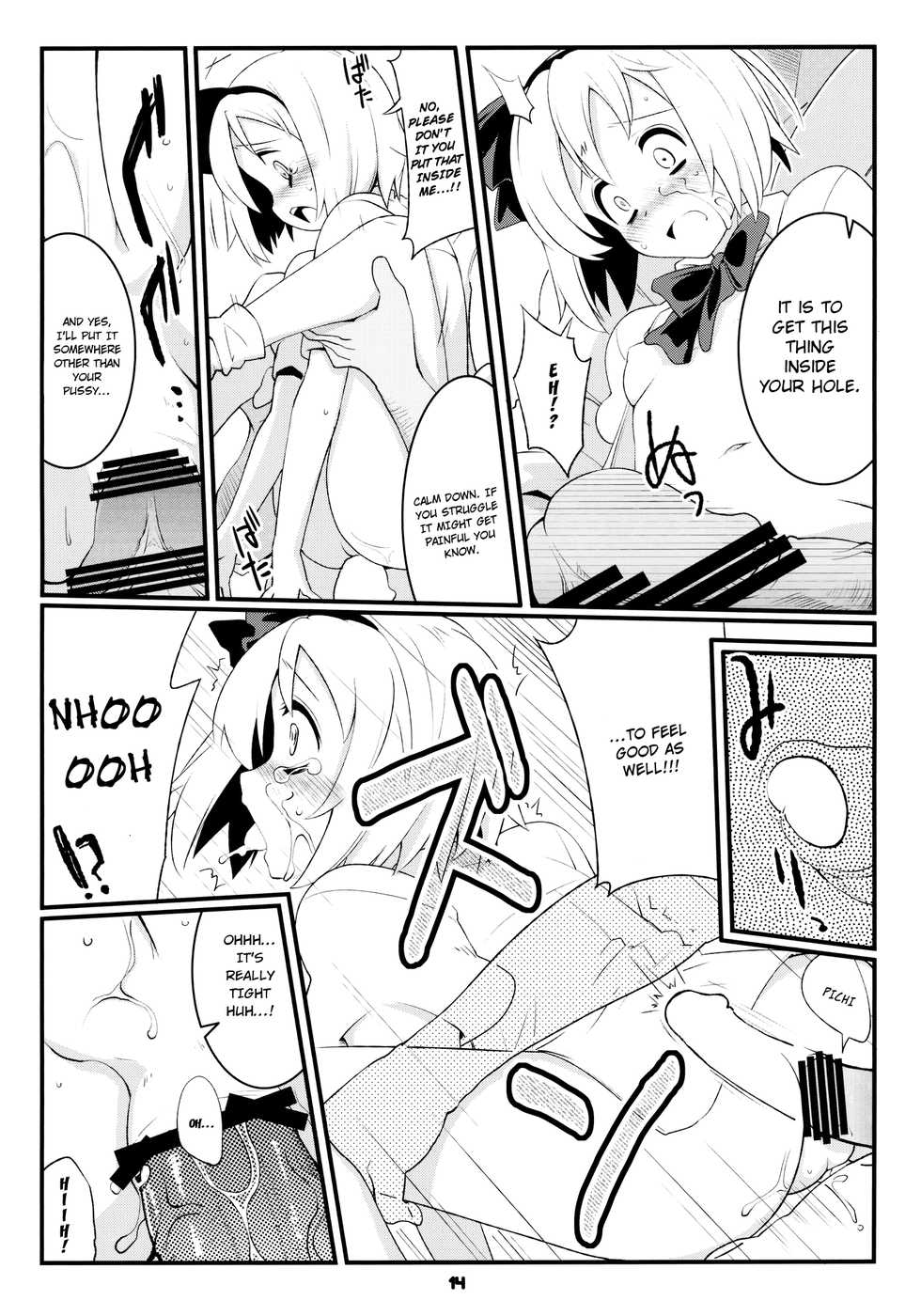 (Reitaisai 8) [Fujiiro Sabou (Fujii Jun)] Myon na Taika (Touhou Project) [English] - Page 14