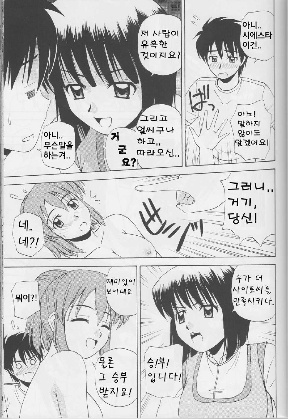 (C73) [G-SCAN CORP. (Satou Chagashi)] Le beau maitre 3 (Zero no Tsukaima) [Korean] [submail] - Page 12