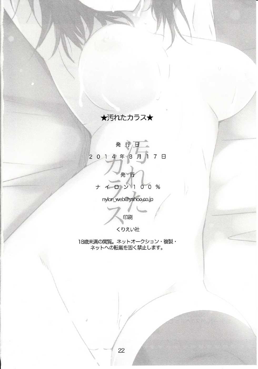 (C86) [Nylon 100% (Nylon)] Kegareta Karasu (Haikyuu!!) [Korean] [TEAM EDGE] - Page 22