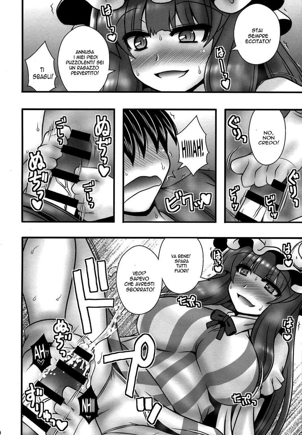 (C86) [1787 (Macaroni and Cheese)] Patchouli ga Shounen o Gyaku Re suru Hanashi (Touhou Project) [Italian] [World Hentai Ita] - Page 9