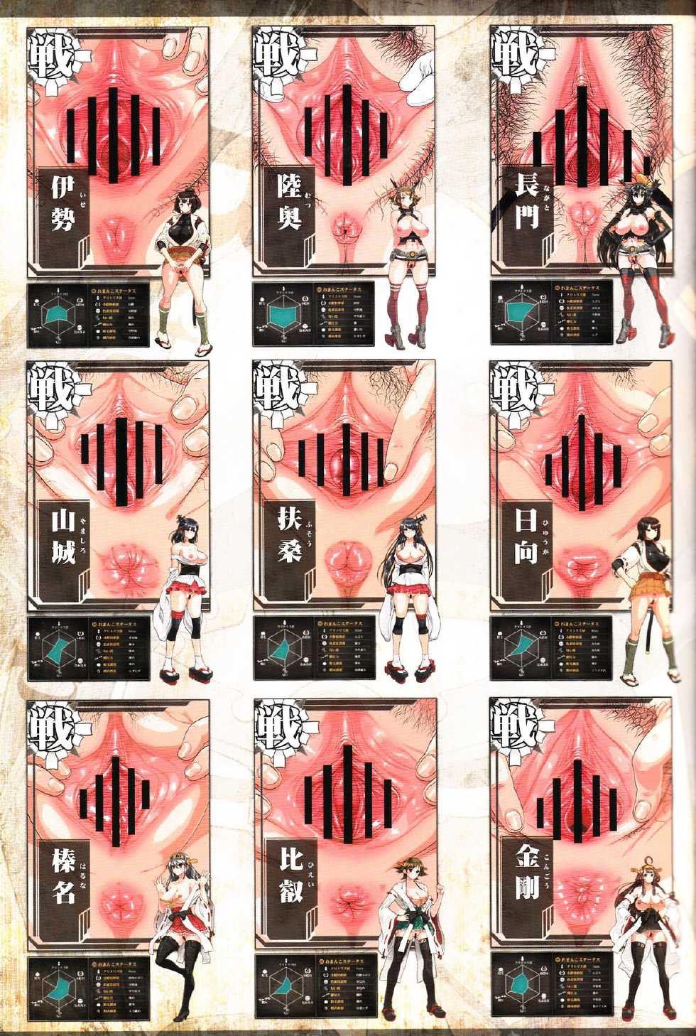 (C86) [Man Chin Low (COSiNE)] Kantai Omanko Collection Senkan Hen (Kantai Collection -KanColle-) - Page 16