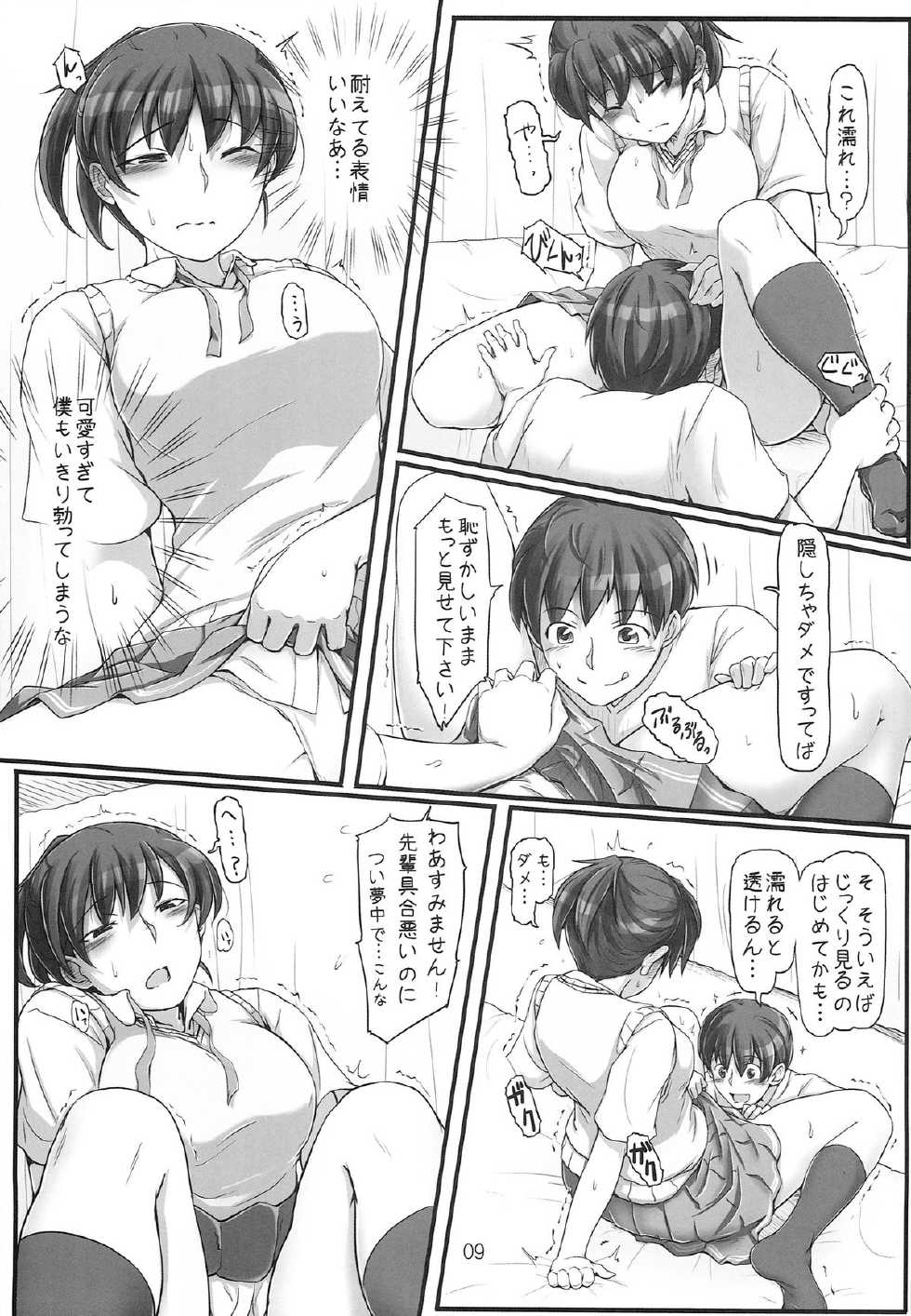 (C86) [UGC (Sasaki Akira)] sweet training ~X IN THE INFIRMARY~ (Amagami) - Page 9