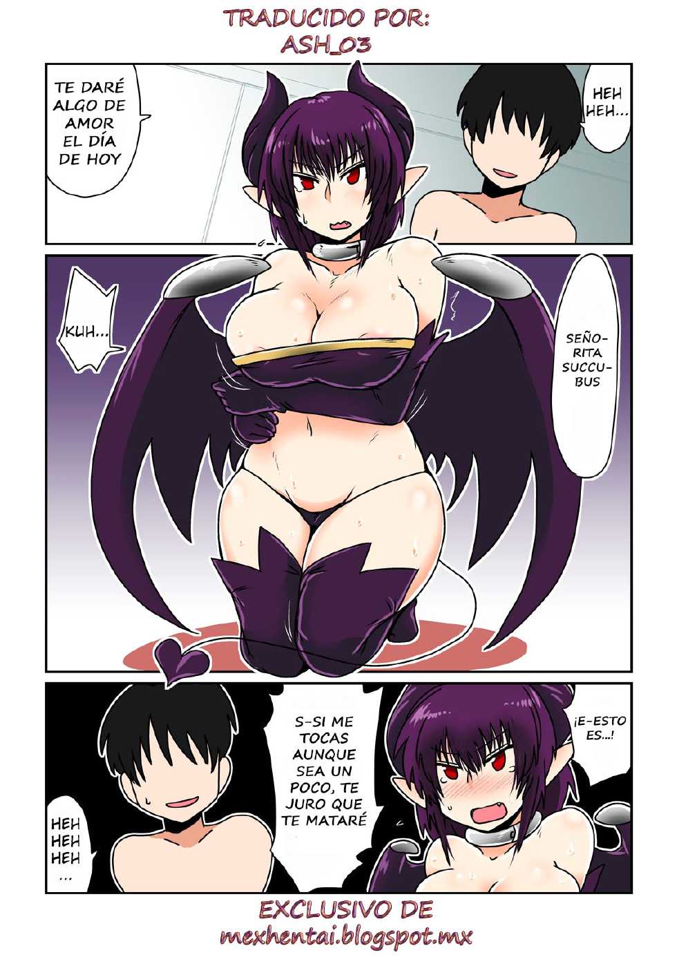 [Hroz] Dorei na Succubus-san. | Mi Esclava la Succubus [Spanish] [ash_03] [Digital] - Page 1