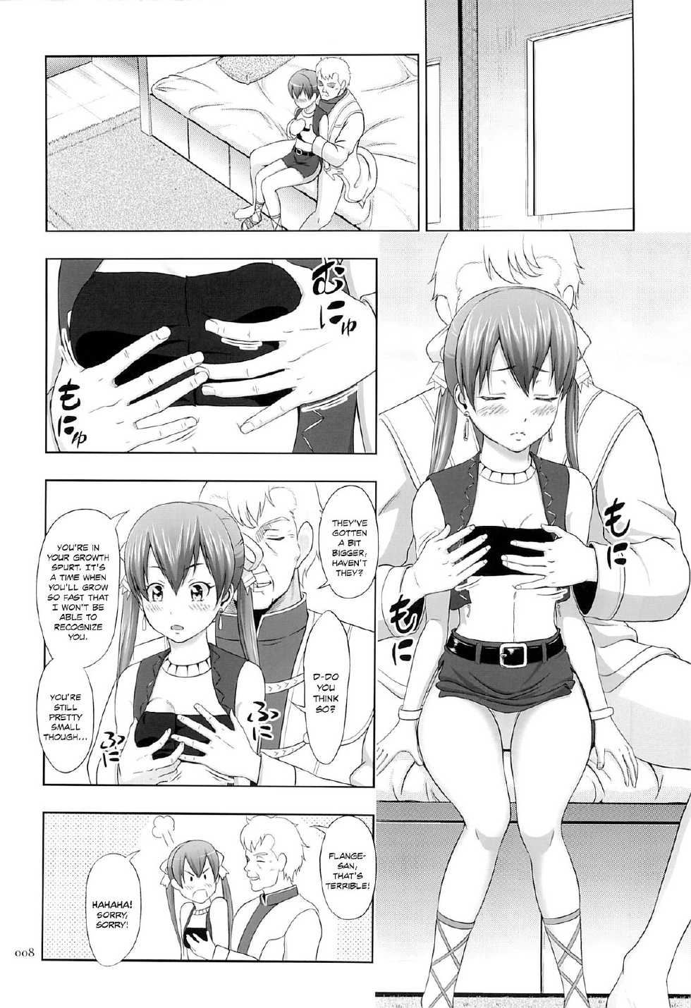 (SUPERKansai19) [antyuumosaku (malcorond)] Kasshoku Musume no Usuusu na Ehon 2 (Suisei no Gargantia) [English] [EHCOVE] - Page 7