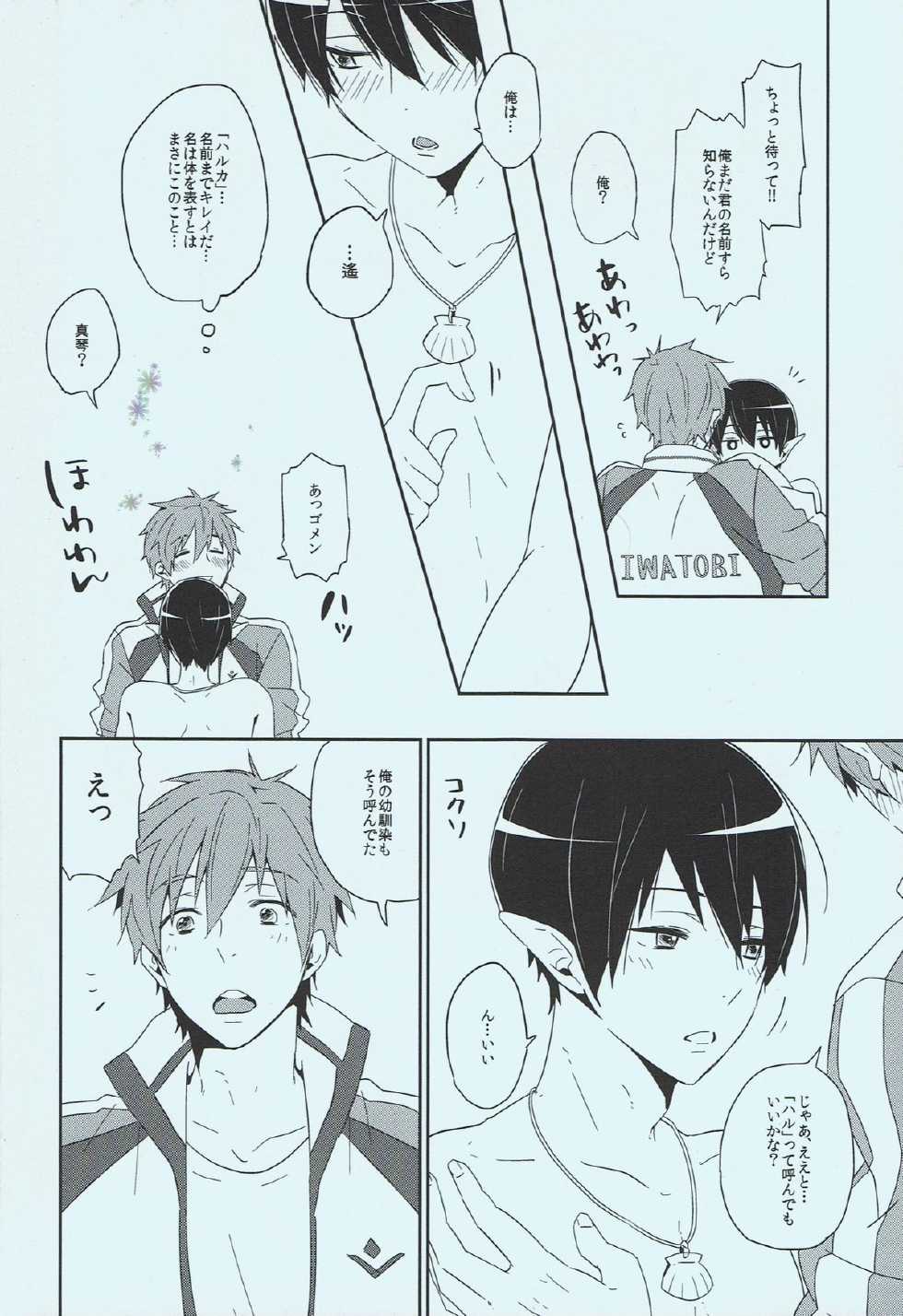 (Renai Endorphin) [KH. (Yuki)] Tadashii Ningyo no Aishikata (Free!) - Page 13