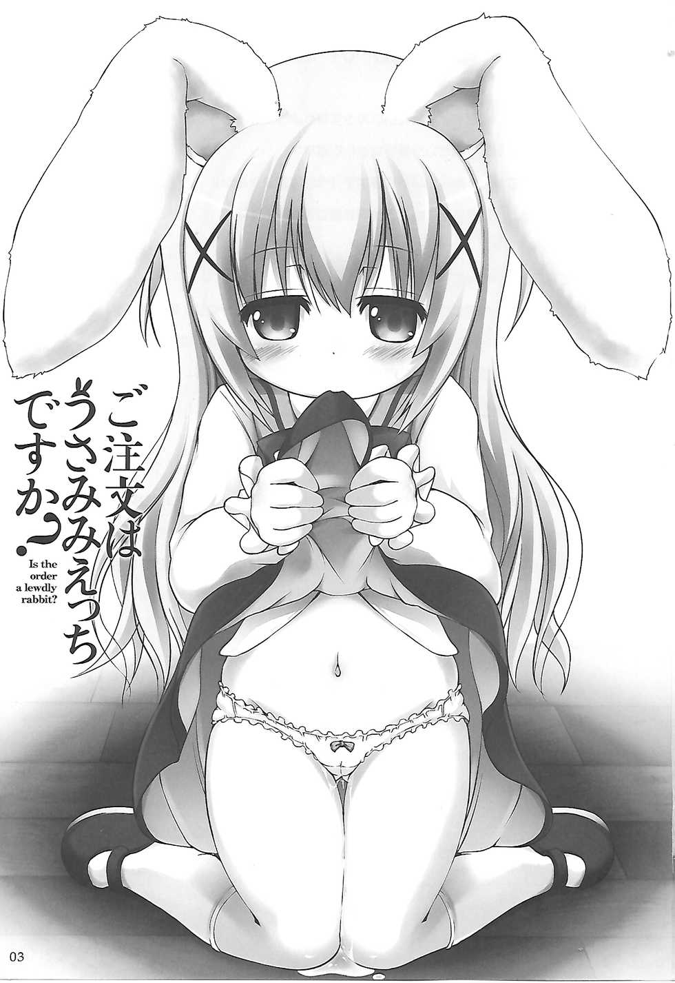 (C86) [Cat Expert (Nekousa)] Gochuumon wa Usamimi Ecchi desu ka? (Gochuumon wa Usagi desu ka?) [Chinese] [脸肿汉化组] - Page 3