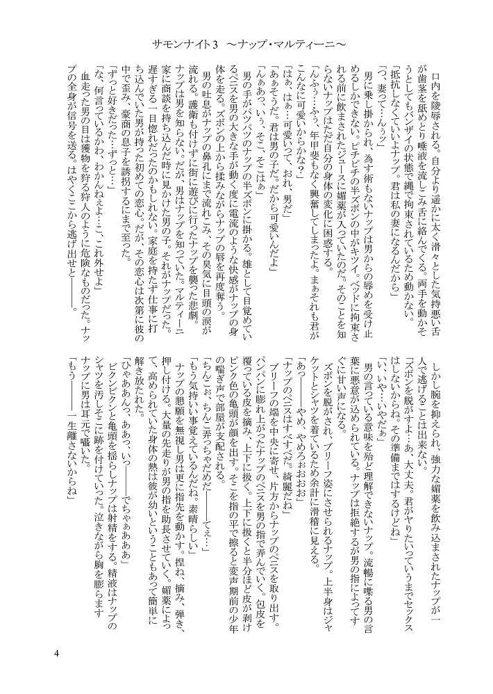 [SPNN (Nanashi, Supa)] Shounen Kankin Kyouiku Manual (Summon Night 3, Cardfight!! Vanguard, Tales of Vesperia) [Digital] - Page 3