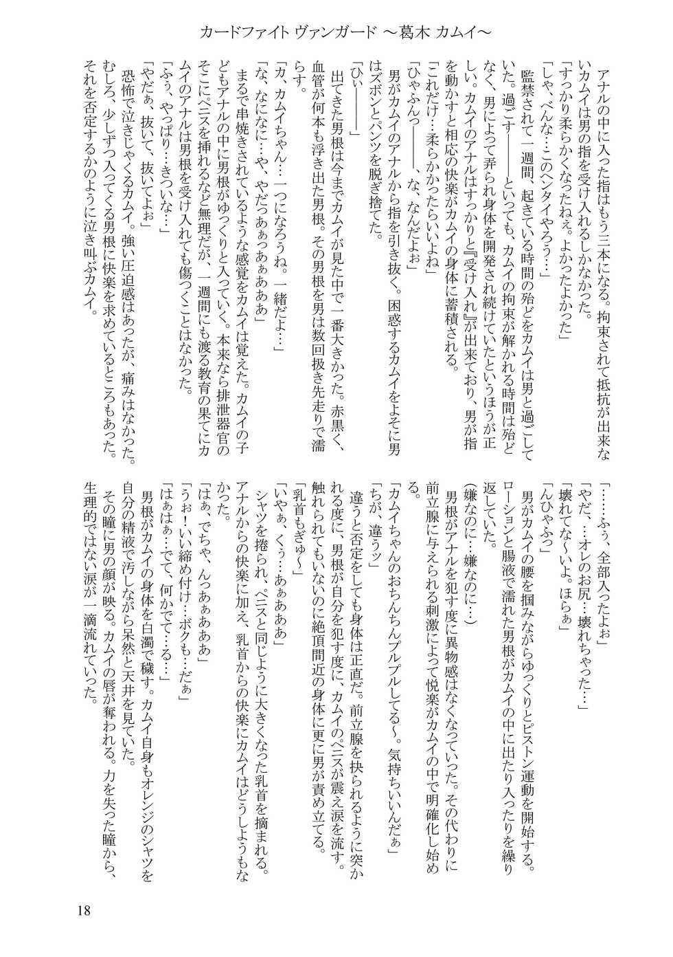 [SPNN (Nanashi, Supa)] Shounen Kankin Kyouiku Manual (Summon Night 3, Cardfight!! Vanguard, Tales of Vesperia) [Digital] - Page 17